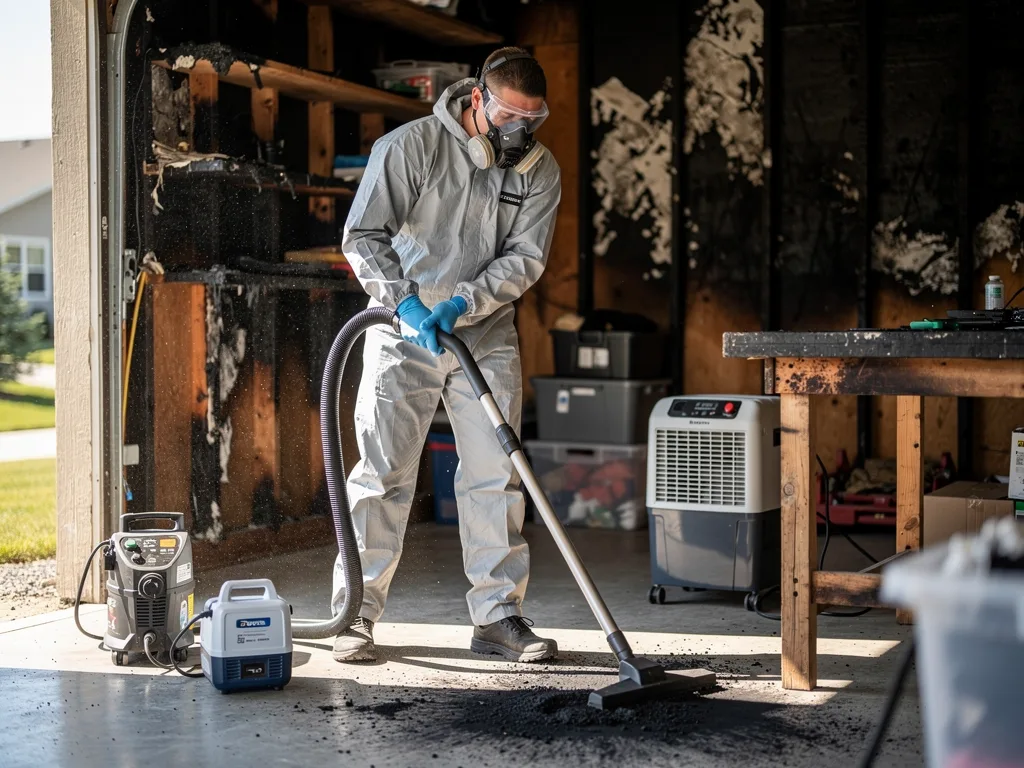 Garage Fire Cleanup